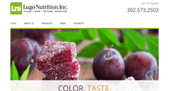 Desktop Screenshot of lugonutrition.com